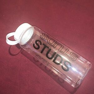RARE NWT Studs jewelry transparent Waterbottle